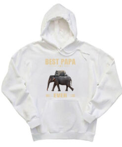Elephant Best Papa Ever Hoodie Elephant Hoodie Mens Father's Day Gift Idea