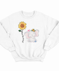 Elephant You Are My Sunshine Sweatshirt Cute Shirt For Girls Valentine Gift For BF GF Couples