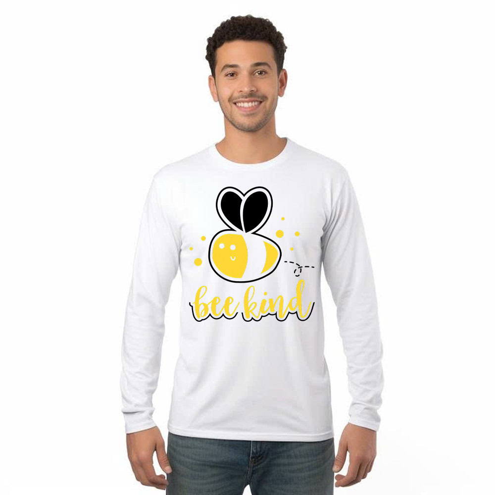 Bee Kind Long Sleeve Shirt Bumble Bee Beekind Clothing Gift For Women And Girls