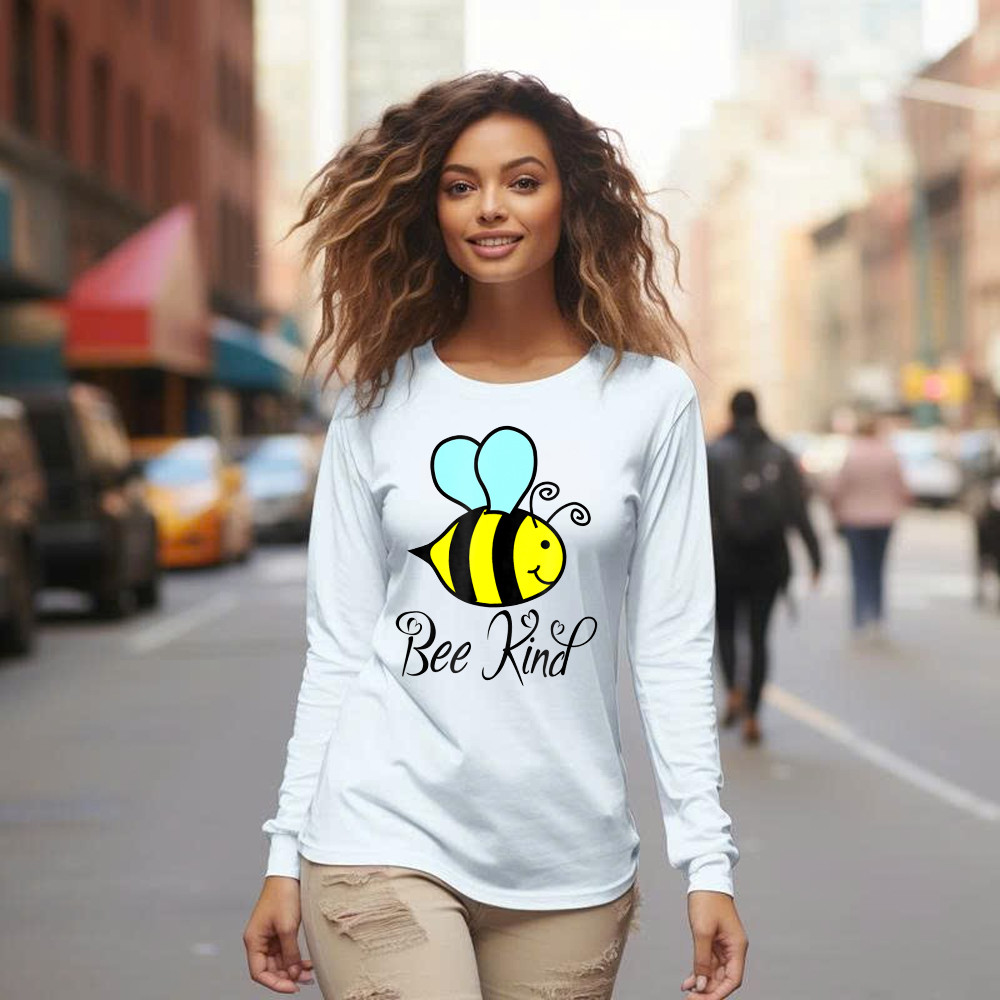 Bee Kind Long Sleeve Shirt Choose Kindness Apparel Gift For Daughter And Teens Bee Kind Long Sleeve Shirt Choose Kindness Apparel Gift For Daughter And Teens