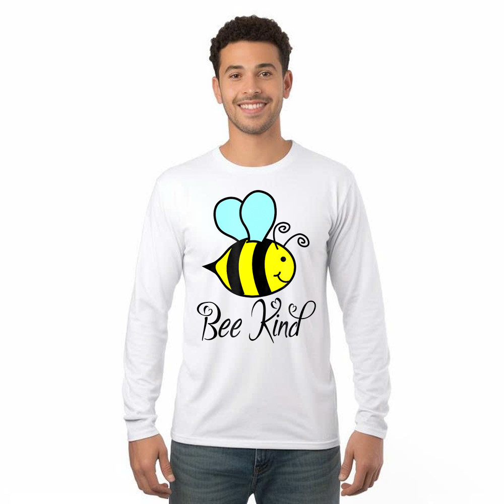 Bee Kind Long Sleeve Shirt Choose Kindness Apparel Gift For Daughter And Teens