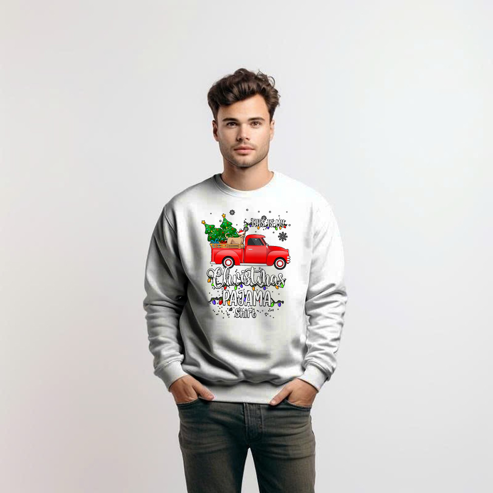 Chihuahua On Truck This Is My Christmas Pajama Shirt Cute Christmas Sweatshirt Dog Themed Gift For Dog Lovers Chihuahua On Truck This Is My Christmas Pajama Shirt Cute Christmas Sweatshirt Dog Themed Gift For Dog Lovers