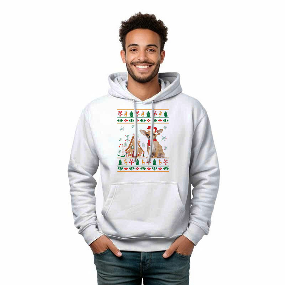 Chihuahua Santa Ugly Christmas Sweater Hoodie Cute Christmas Shirts Gift For Dog Lovers Chihuahua Santa Ugly Christmas Sweater Hoodie Cute Christmas Shirts Gift For Dog Lovers
