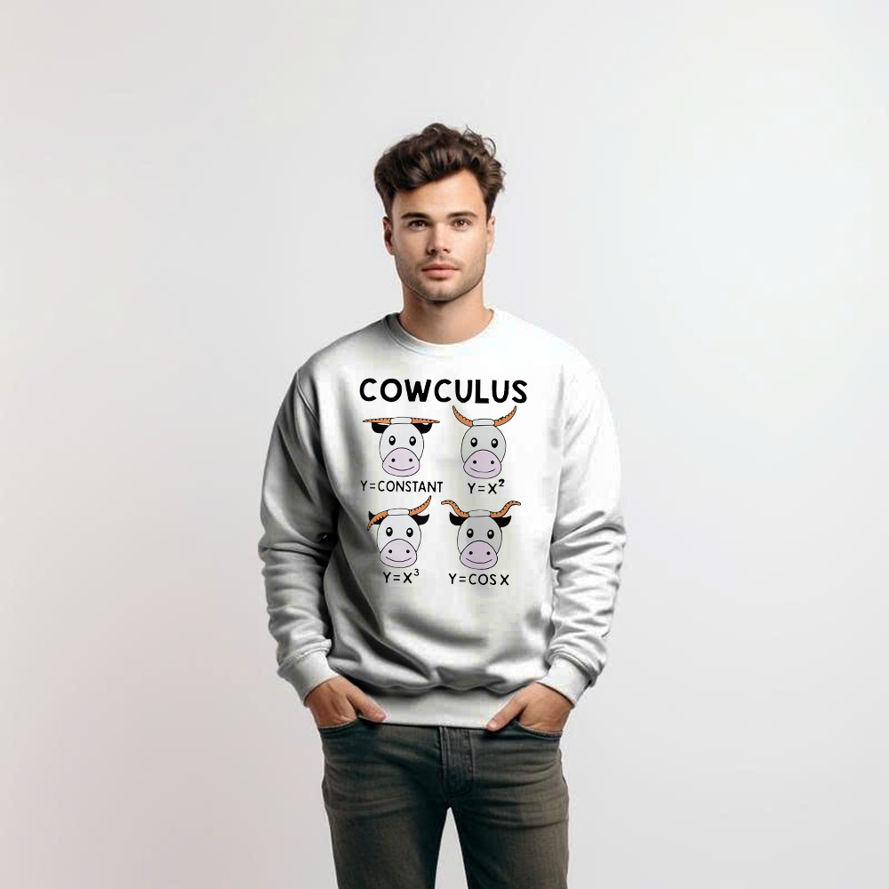 Cowculus Sweatshirt Funny Design Cow Learns Math Gift For Math Lovers Cowculus Sweatshirt Funny Design Cow Learns Math Gift For Math Lovers