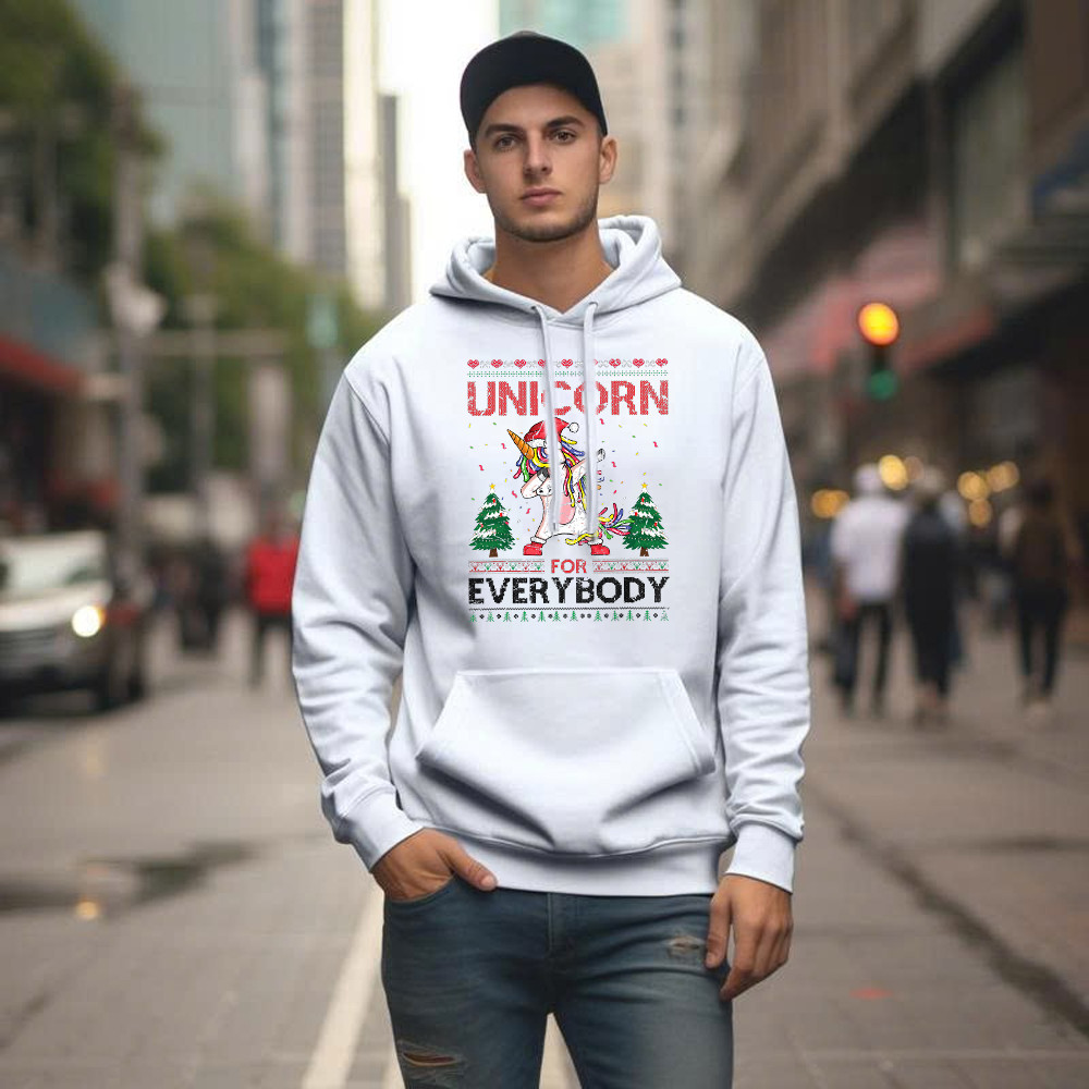 Dabbing Unicorn For Everybody Christmas Hoodie Fun Christmas Gift For Unicorn Lovers Dabbing Unicorn For Everybody Christmas Hoodie Fun Christmas Gift For Unicorn Lovers