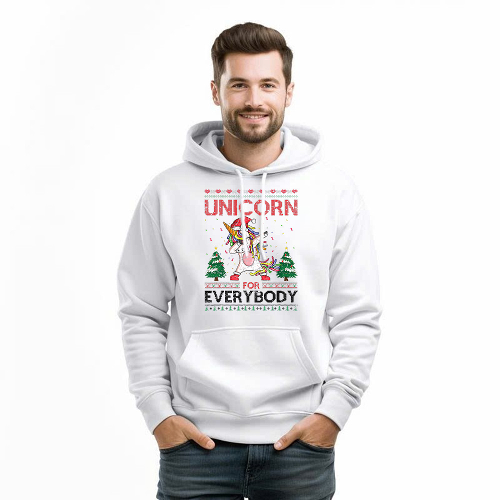 Dabbing Unicorn For Everybody Christmas Hoodie Fun Christmas Gift For Unicorn Lovers Dabbing Unicorn For Everybody Christmas Hoodie Fun Christmas Gift For Unicorn Lovers