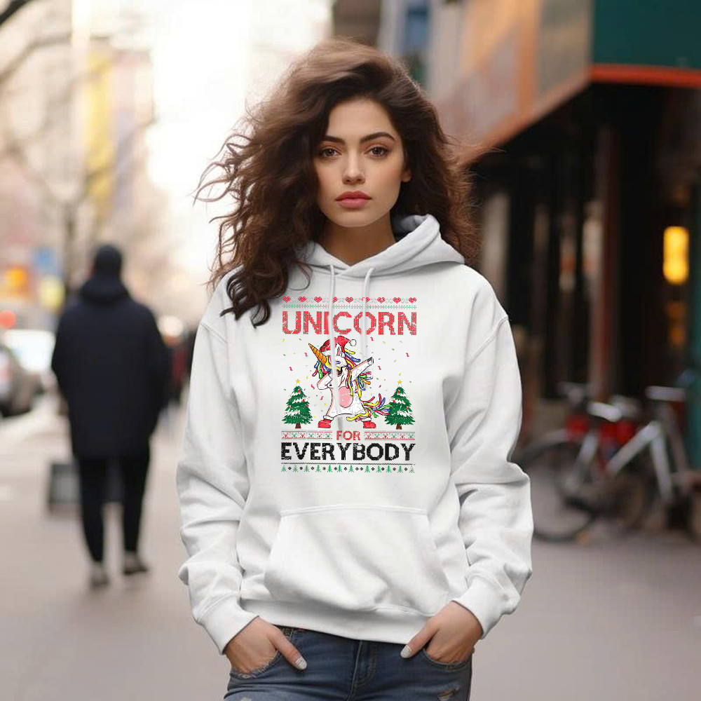 Dabbing Unicorn For Everybody Christmas Hoodie Fun Christmas Gift For Unicorn Lovers Dabbing Unicorn For Everybody Christmas Hoodie Fun Christmas Gift For Unicorn Lovers