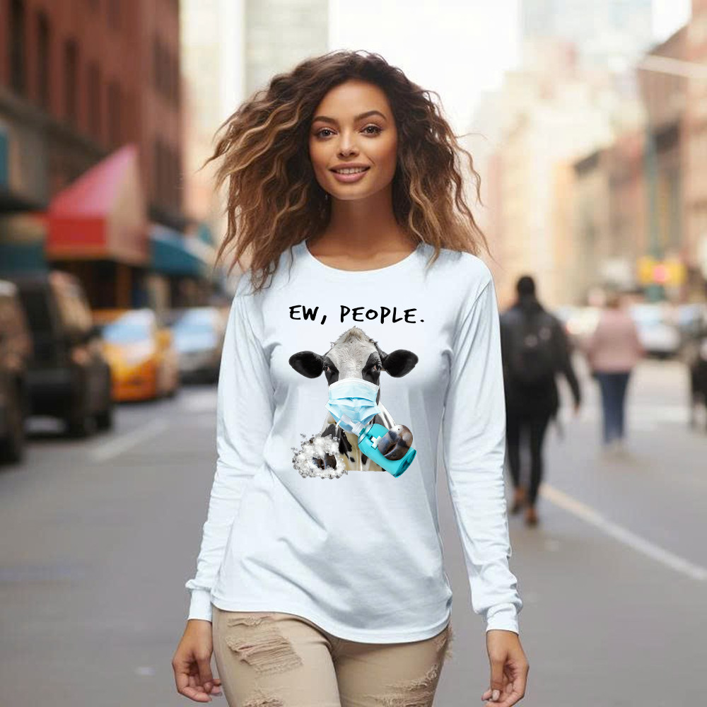 Dairy Cows Know How To Prevent Disease Long Sleeve Shirt Unique Cute Cows Apparel Gift For Healthcare Workers Dairy Cows Know How To Prevent Disease Long Sleeve Shirt Unique Cute Cows Apparel Gift For Healthcare Workers