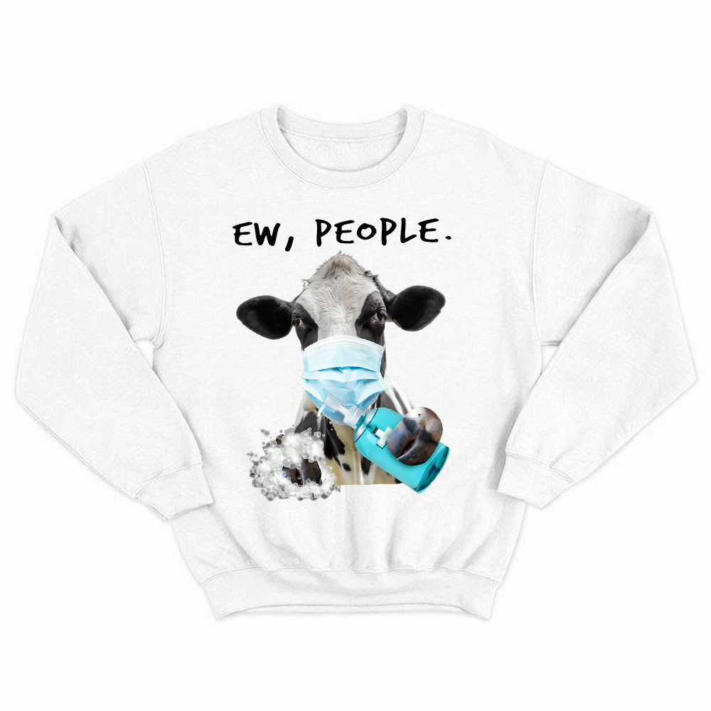 Dairy Cows Know How To Prevent Disease Sweatshirt Unique Cute Cows Apparel Gift For Healthcare Workers
