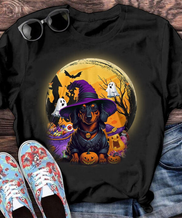 Halloween Dachshund T-Shirt Dog Lovers Halloween Shirts For Adults Gift Ideas Halloween Dachshund T-Shirt Dog Lovers Halloween Shirts For Adults Gift Ideas