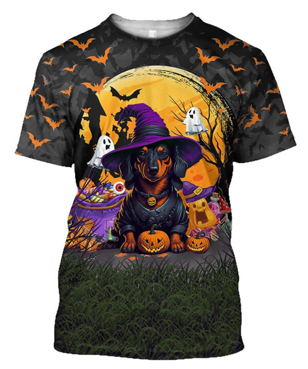 Happy Halloween Dachshund T-Shirt Cute Halloween Shirts Gifts For Dog Lovers Happy Halloween Dachshund T-Shirt Cute Halloween Shirts Gifts For Dog Lovers
