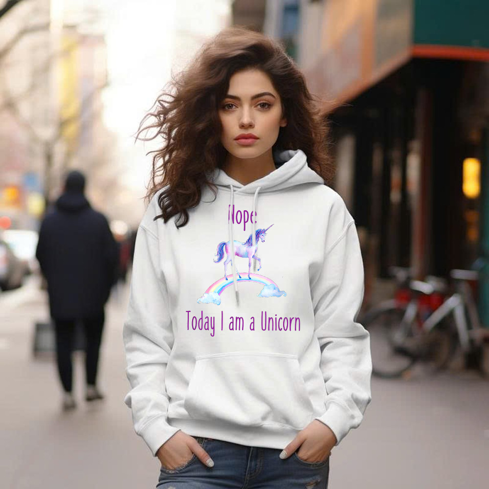 Nope Today I am a Unicorn Hoodie Gift For Unicorn Lovers Nope Today I am a Unicorn Hoodie Gift For Unicorn Lovers