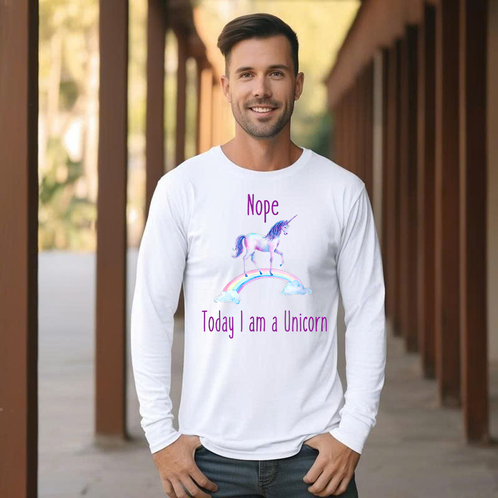 Nope Today I am a Unicorn Long Sleeve Shirt Gift For Unicorn Lovers Nope Today I am a Unicorn Long Sleeve Shirt Gift For Unicorn Lovers
