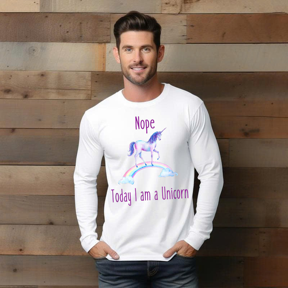 Nope Today I am a Unicorn Long Sleeve Shirt Gift For Unicorn Lovers Nope Today I am a Unicorn Long Sleeve Shirt Gift For Unicorn Lovers