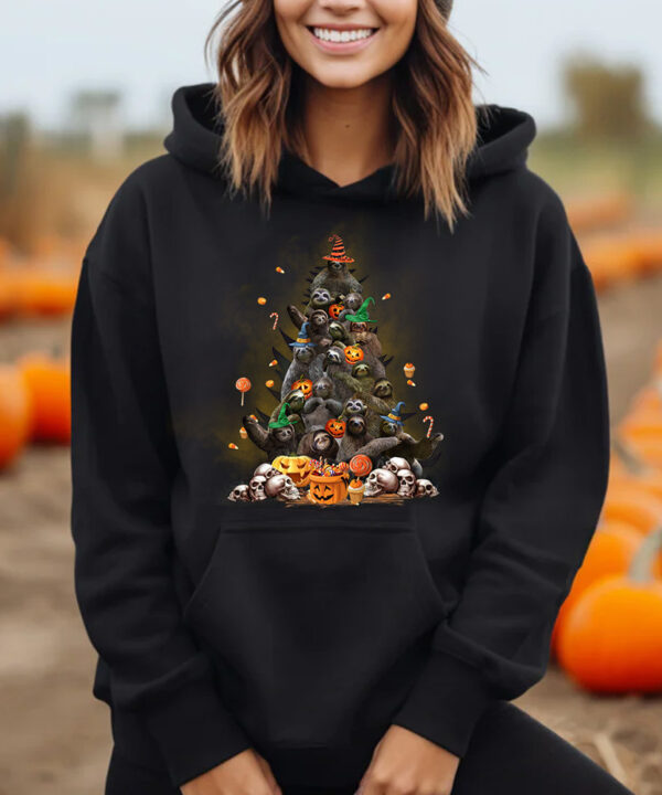 Sloth Witch Halloween Tree Shirt Pumpkin Halloween Themed Gifts For Sloth Lovers Sloth Witch Halloween Tree Shirt Pumpkin Halloween Themed Gifts For Sloth Lovers