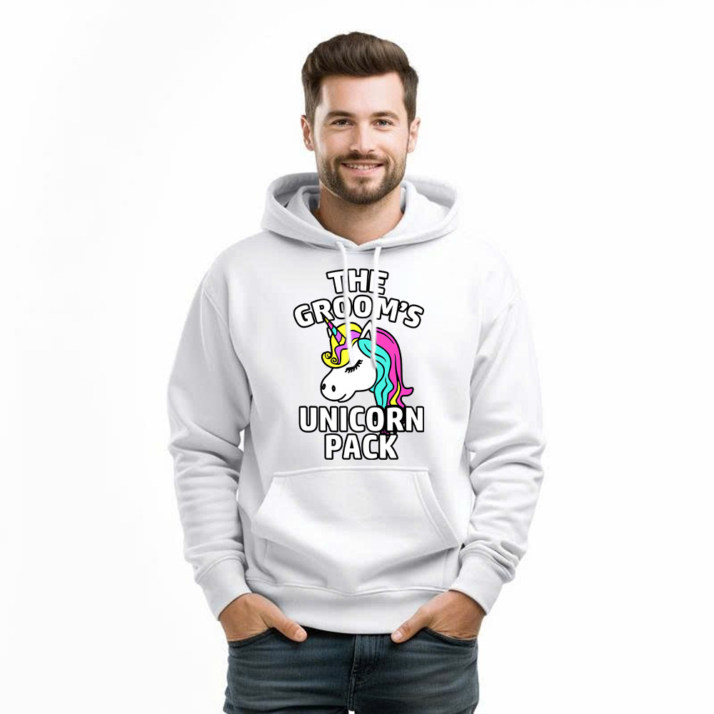 The Groom's Unicorn Pack Hoodie Funny Groomsmen Shirts Gift For Friends The Groom's Unicorn Pack Hoodie Funny Groomsmen Shirts Gift For Friends