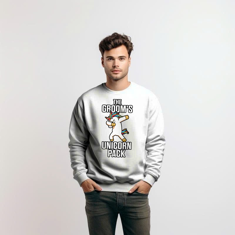 The Groom's Unicorn Pack Sweatshirt Funny Groomsmen Shirt Gift For Groomsmen The Groom's Unicorn Pack Sweatshirt Funny Groomsmen Shirt Gift For Groomsmen