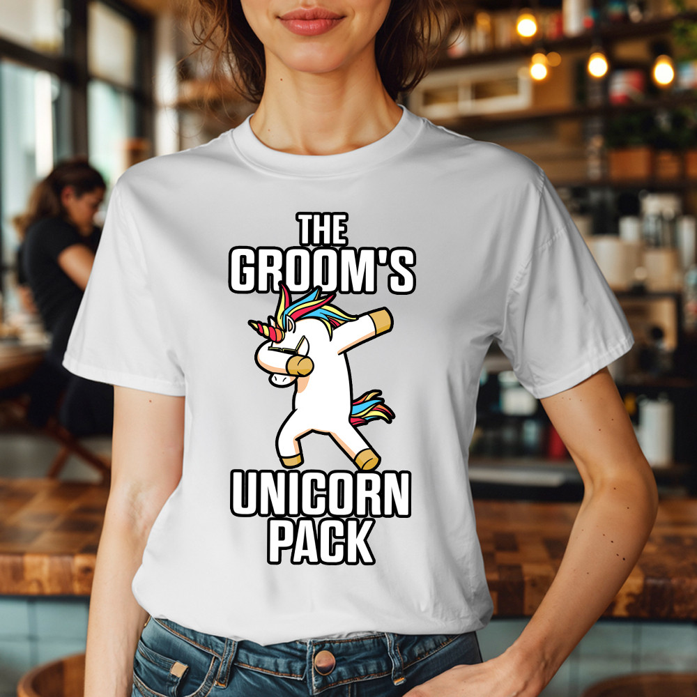 The Groom's Unicorn Pack T Shirt Funny Groomsmen Shirt Gift For Groomsmen The Groom's Unicorn Pack T Shirt Funny Groomsmen Shirt Gift For Groomsmen