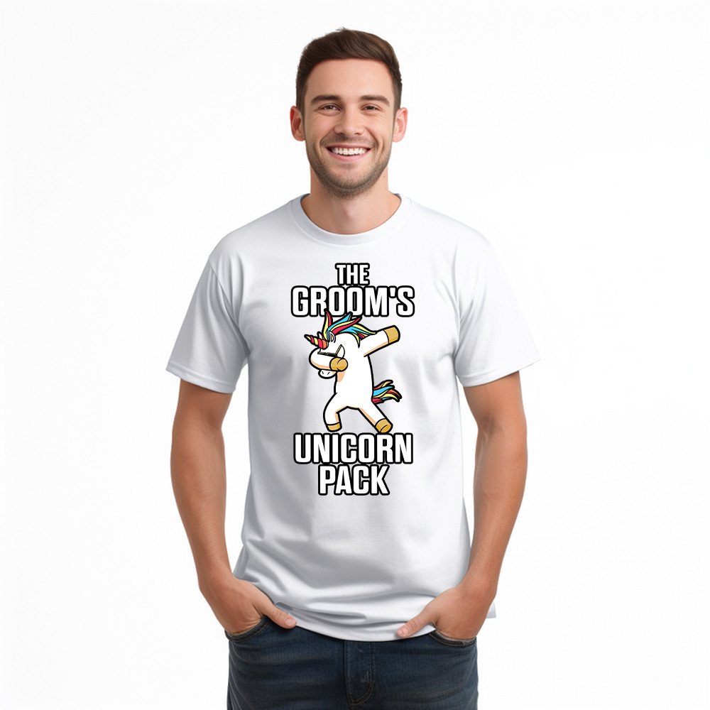 The Groom's Unicorn Pack T Shirt Funny Groomsmen Shirt Gift For Groomsmen The Groom's Unicorn Pack T Shirt Funny Groomsmen Shirt Gift For Groomsmen