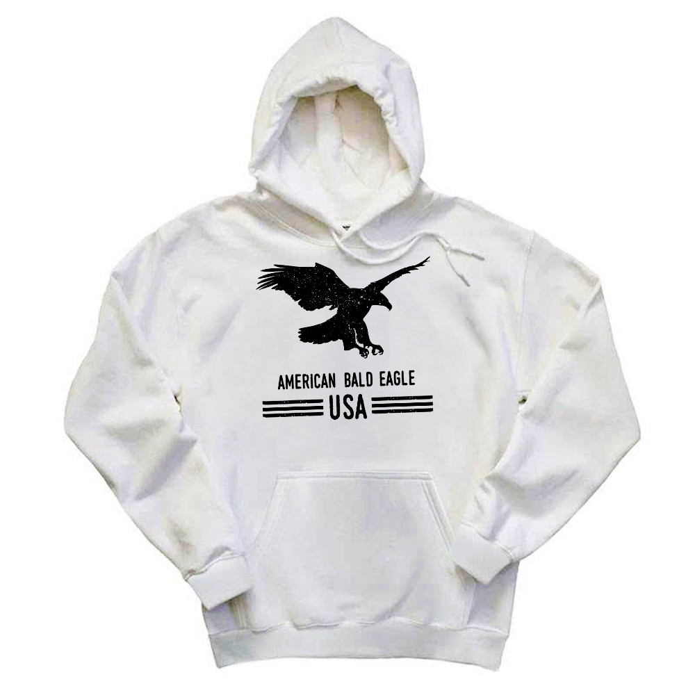 American Bald Eagle USA Shirt For 4th Of July Vintage Hoodie Women Men Rivonaprint
