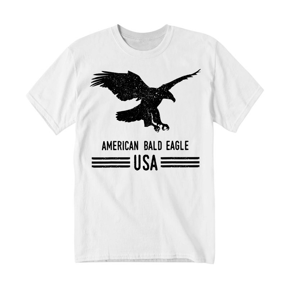 American Bald Eagle USA Shirt For 4th Of July Vintage T-Shirt Women Men Rivonaprint