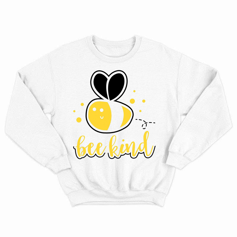 Bee Kind Sweatshirt Bumble Bee Beekind Clothing Gift Ideas For Best Friend Female Rivonaprint