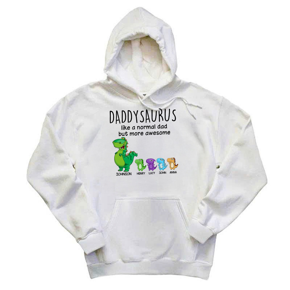 Grandpasaurus Like A Normal Dad But More Awesome Shirt Cute Dinosaurs Graphic Hoodie Daddy Gift Rivonaprint