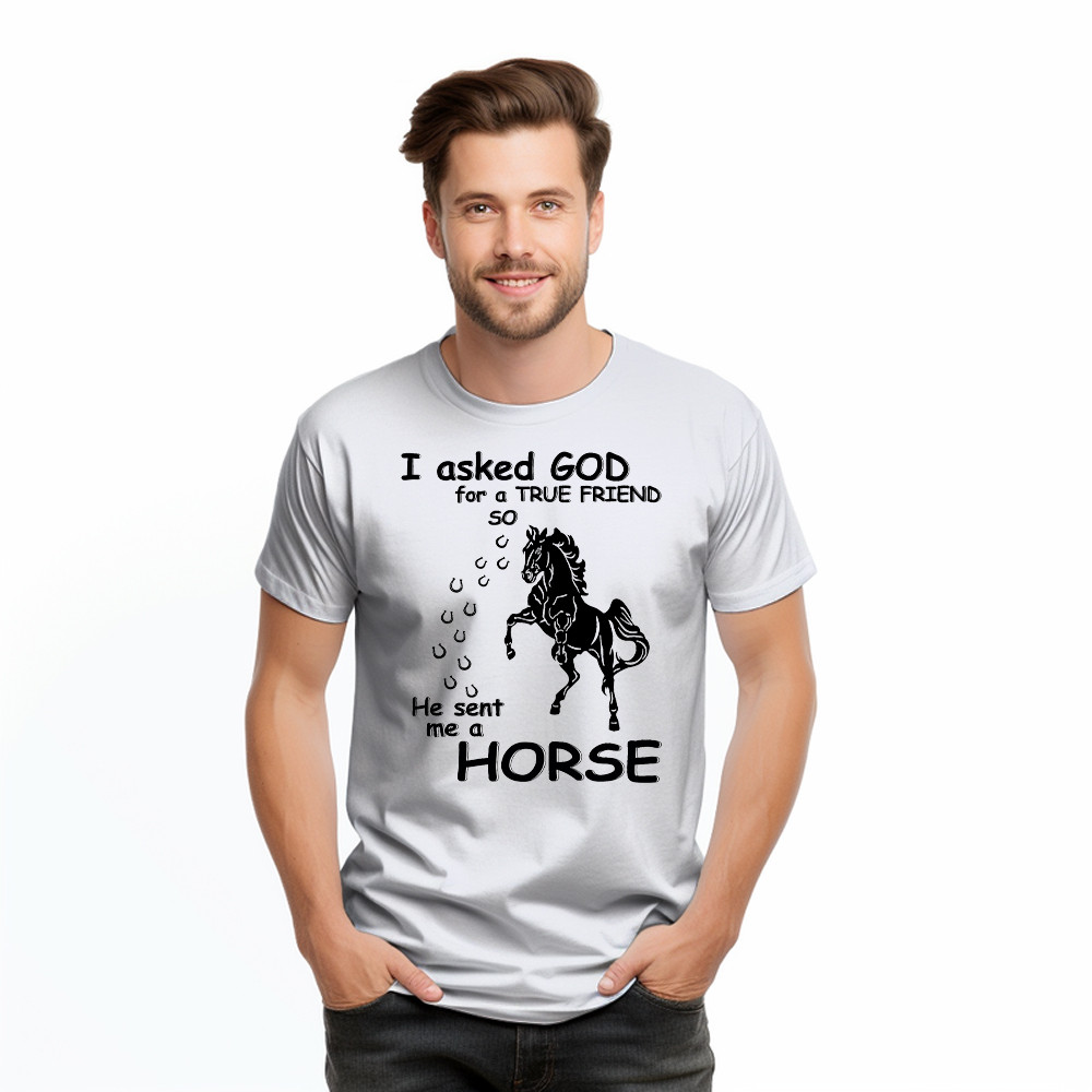 I Found The Key To Happiness Surround Yourself With Horses T-Shirt Horse Riding Lovers Gifts Rivonaprint