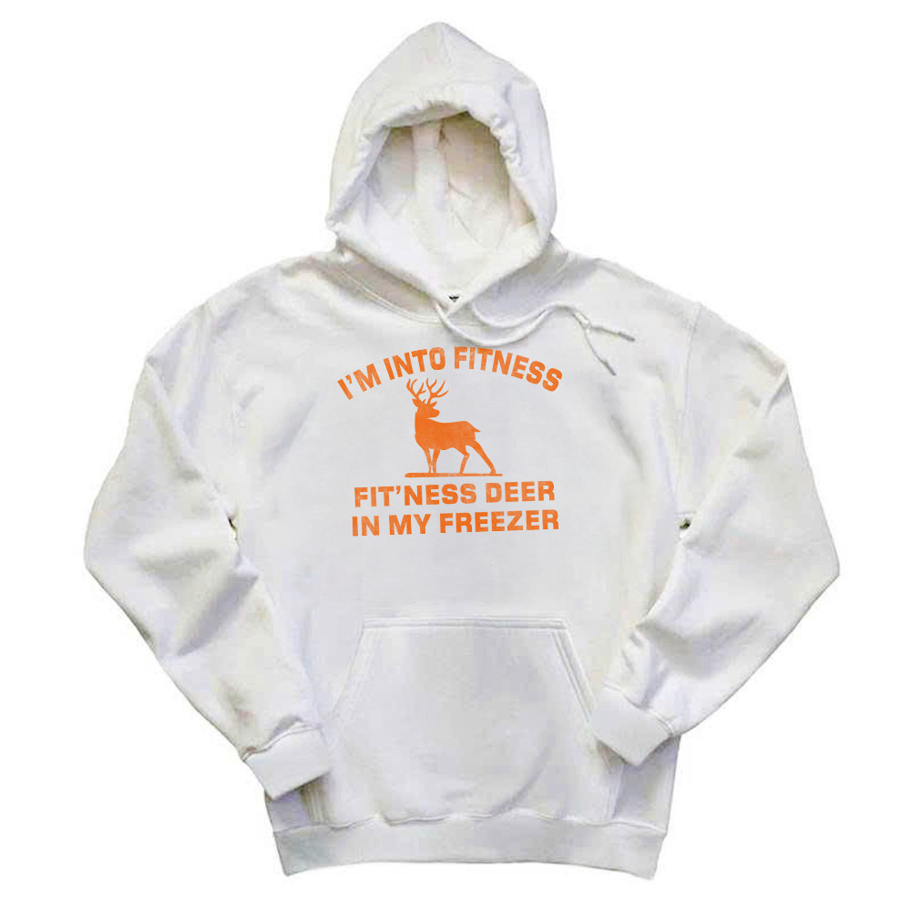 I'm Into Fitness Fit'ness Deer In My Freezer Hoodie Funny Deer Hunting Shirts Gift For Men Rivonaprint