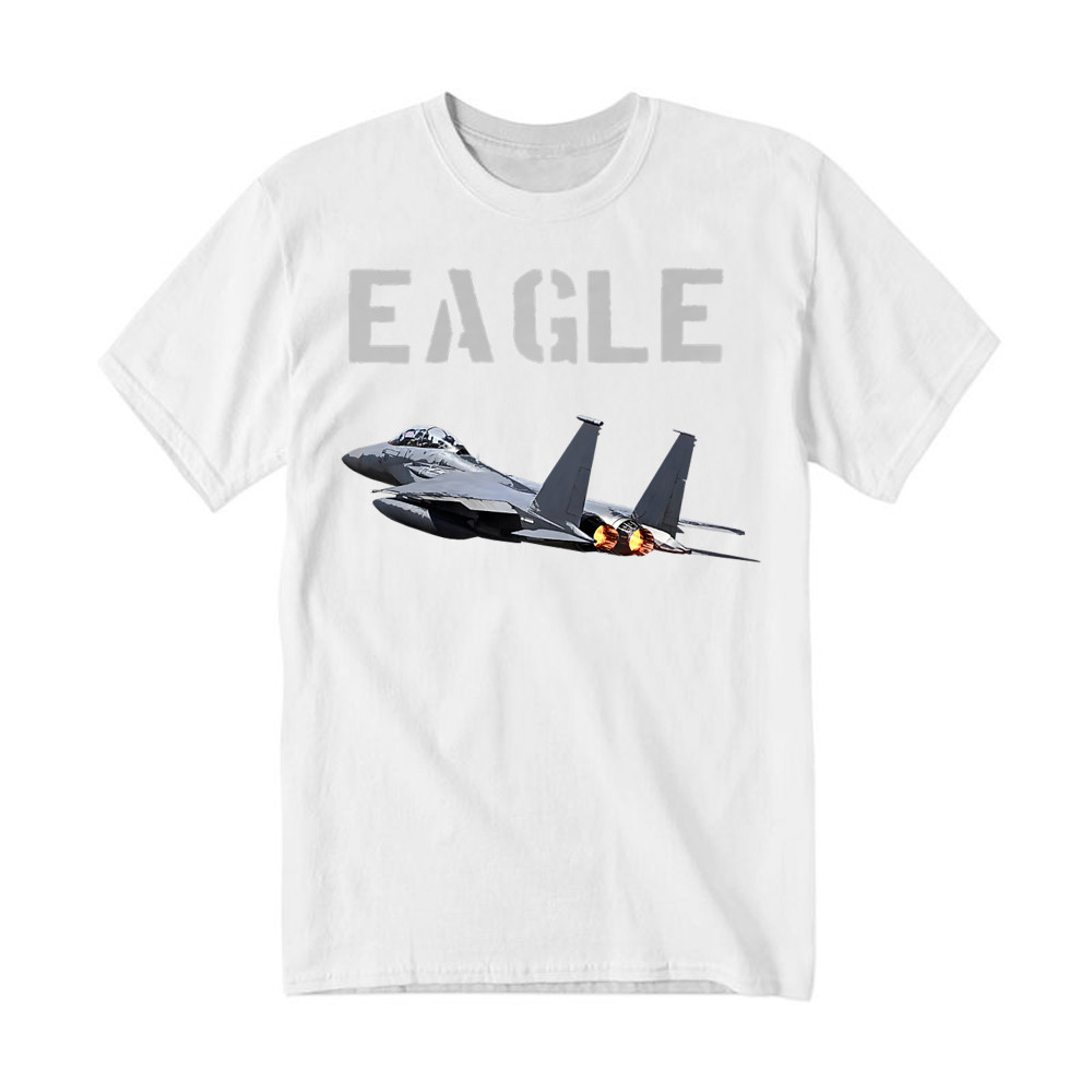 McDonnell Douglas F 15 Eagle Fighter Aircraft T-Shirt Mens Aviation Gift Ideas Rivonaprint