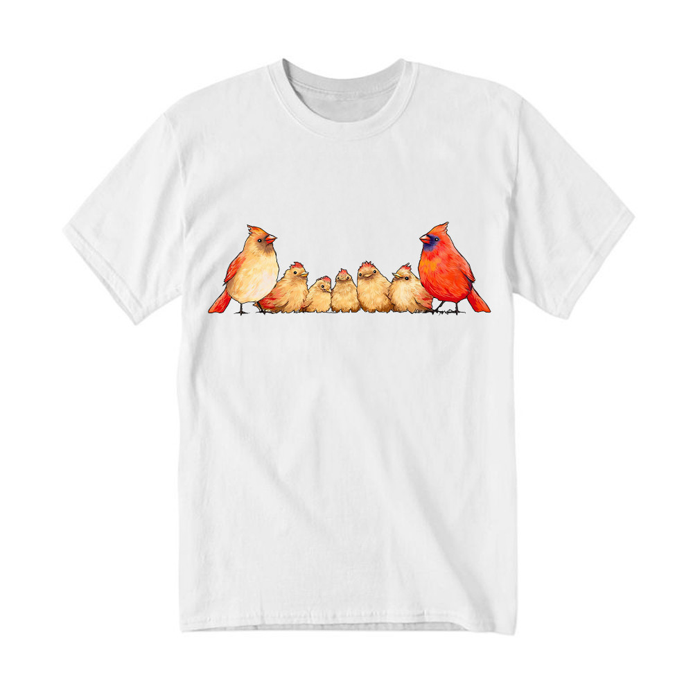 Northern Cardinal Birds Shirt Animals Lover Idea T-Shirt Gift For Daddy Rivonaprint