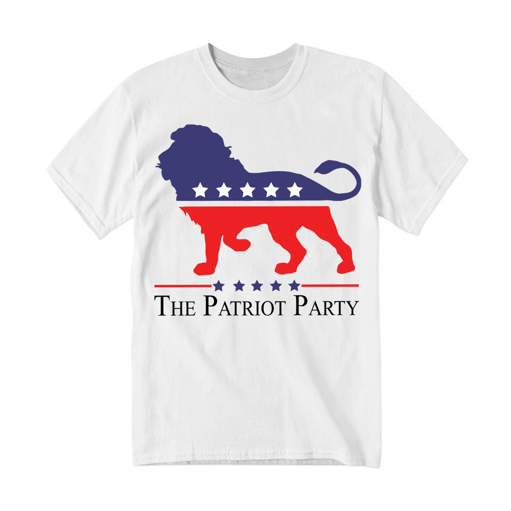 The Patriot Party Shirt Political Lion Trump MAGA The Patriot Party T Shirt Merch Rivonaprint