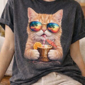 Cat on a tropical adventure